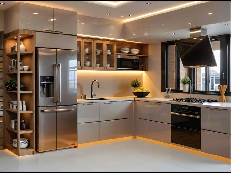 Thiết kế tủ bếp tiện nghi (3) Thiết kế tủ bếp tiện nghi (3)