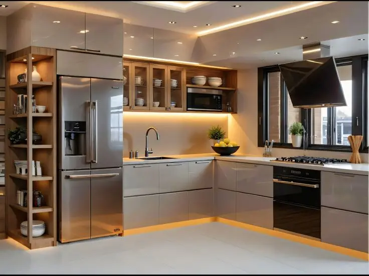 Thiết kế tủ bếp tiện nghi (3) Thiết kế tủ bếp tiện nghi (3)