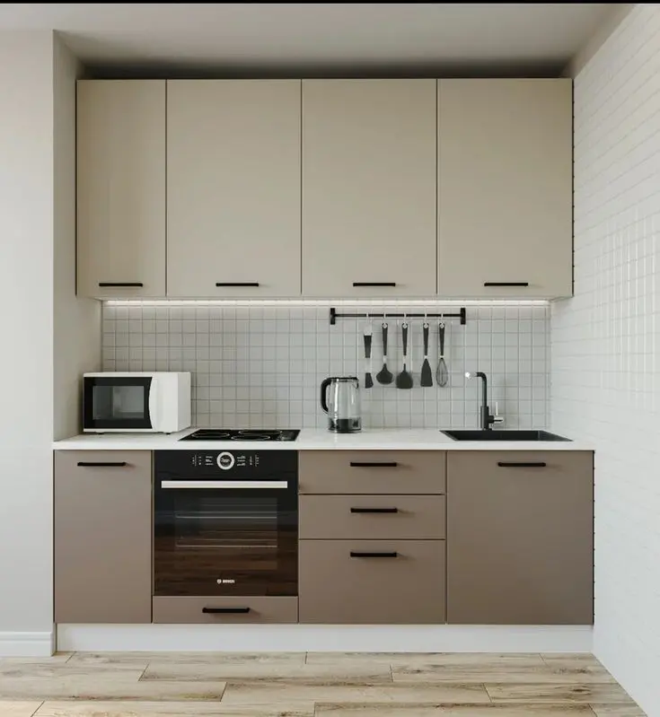 Tủ bếp hiện đại tiết kiệm diện tích (2)
