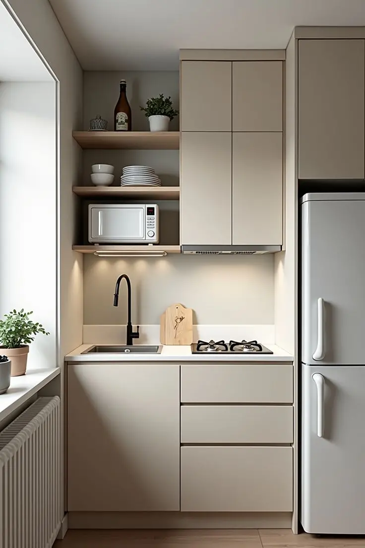 Tủ bếp hiện đại tiết kiệm diện tích (5)