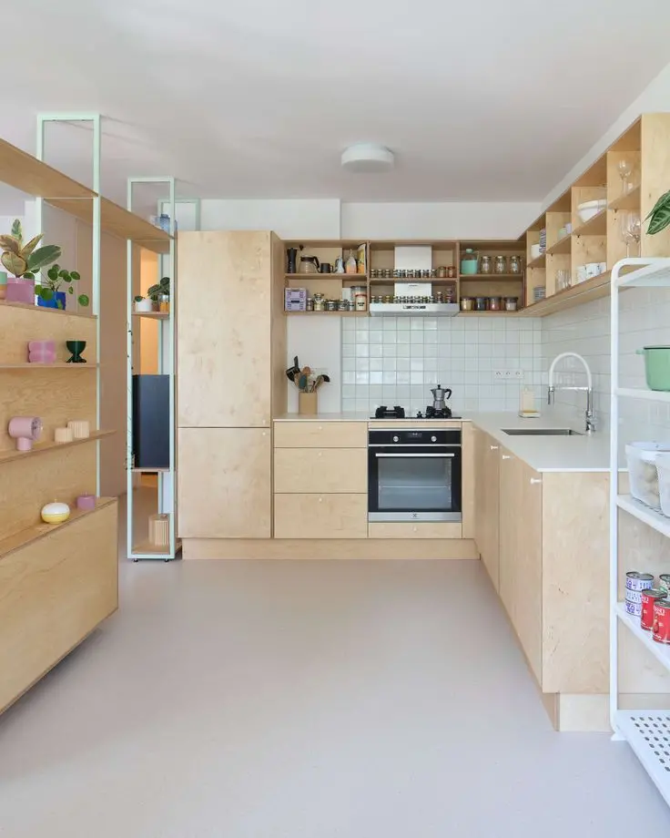 Tủ bếp plywood bền đẹp (1)