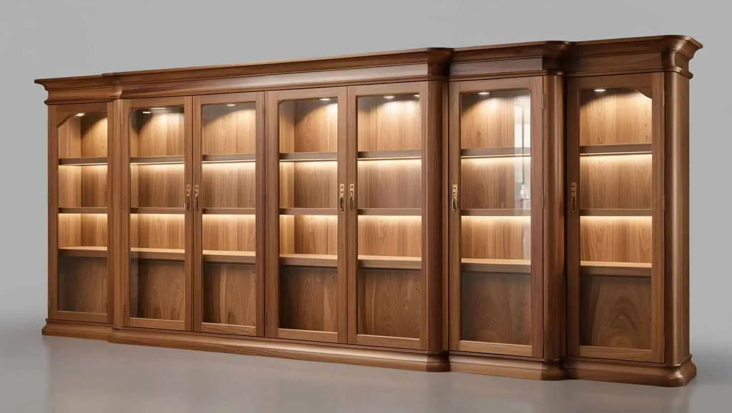 Tủ trưng bày bằng gỗ tự nhiên 10m2 (1)