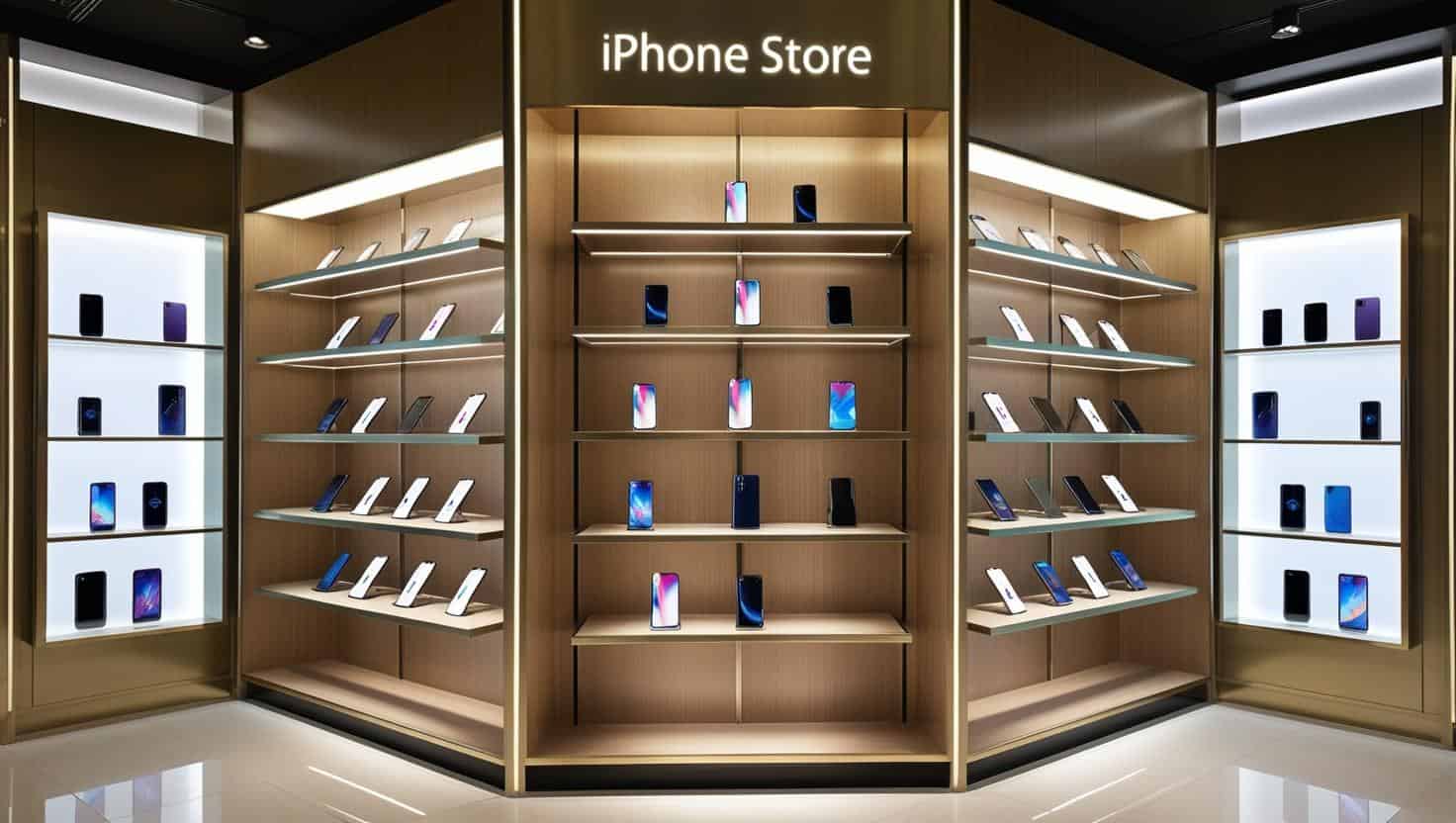 Tủ trưng bày cho cửa hàng điện thoại 10m2 (4) Tủ trưng bày cho cửa hàng điện thoại 10m2 (4)