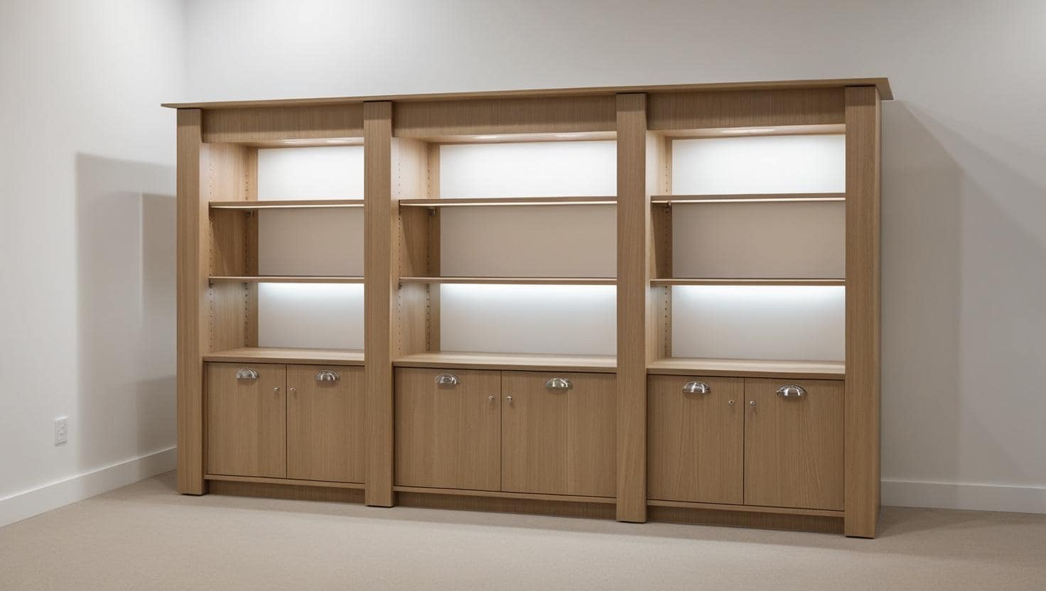 Tủ trưng bày đa năng bằng gỗ mdf 10m2 (15) Tủ trưng bày đa năng bằng gỗ mdf 10m2 (15)