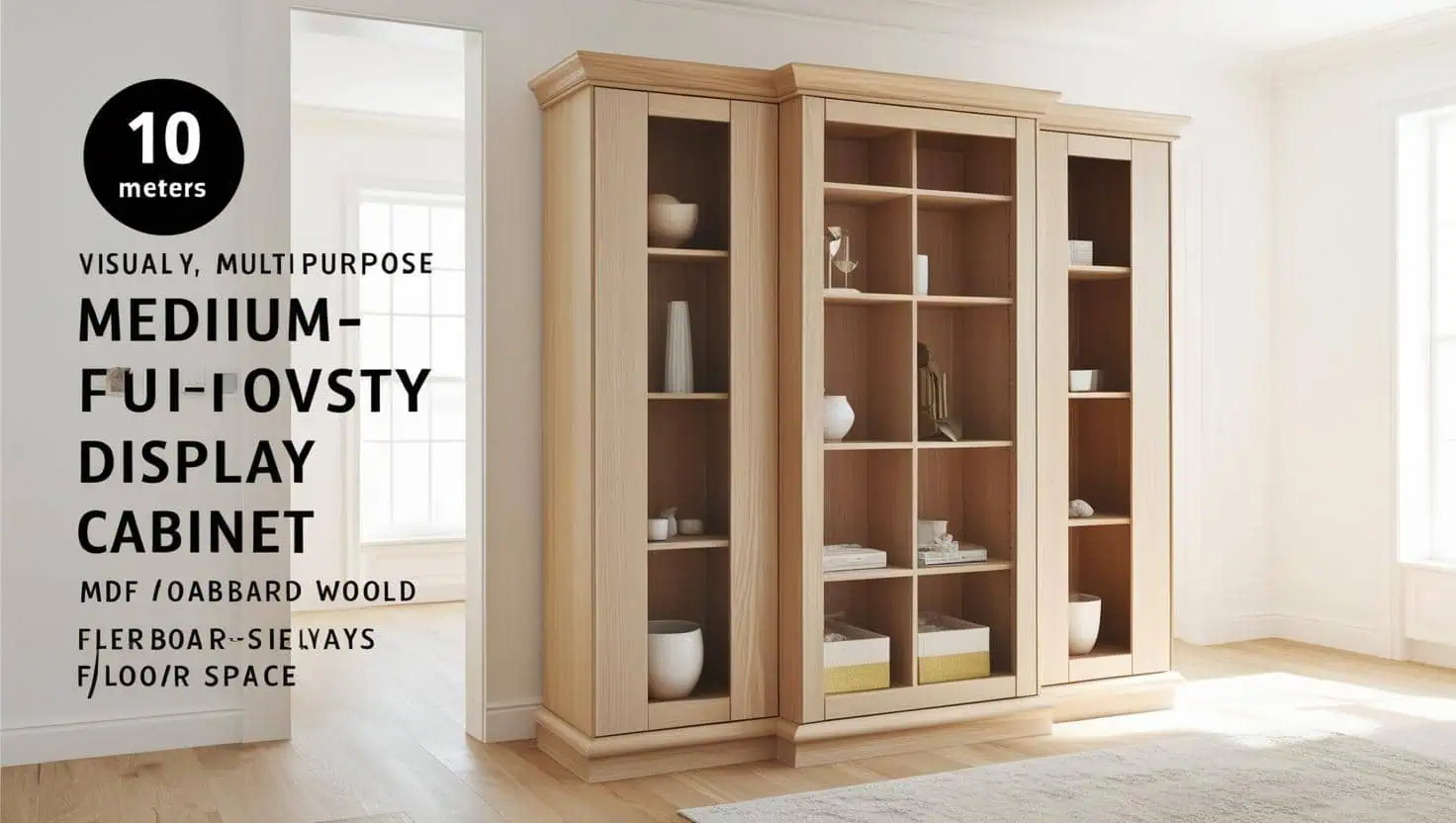 Tủ trưng bày đa năng bằng gỗ mdf 10m2 (9)