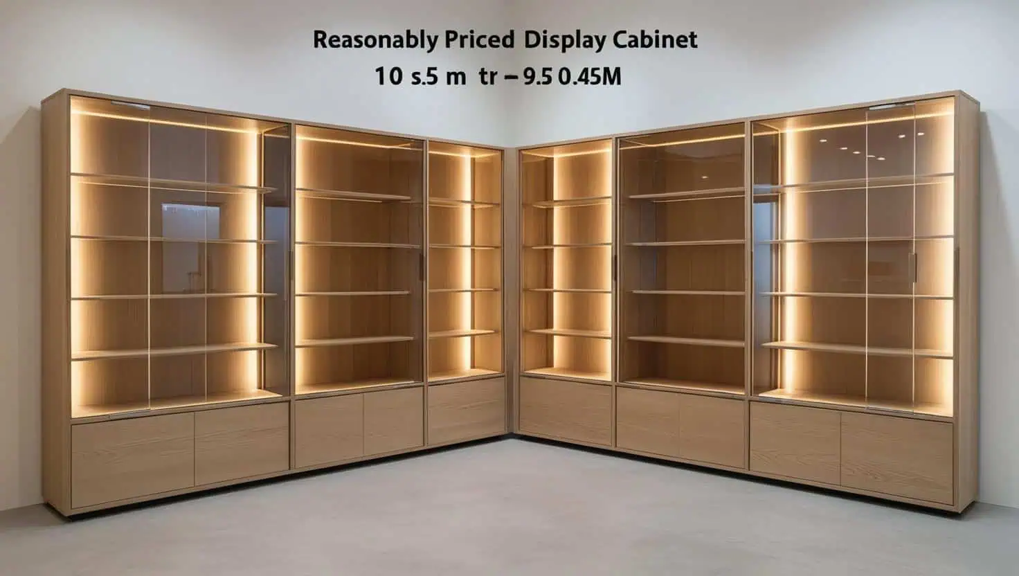Tủ trưng bày giá hợp lý 10m2 (2)