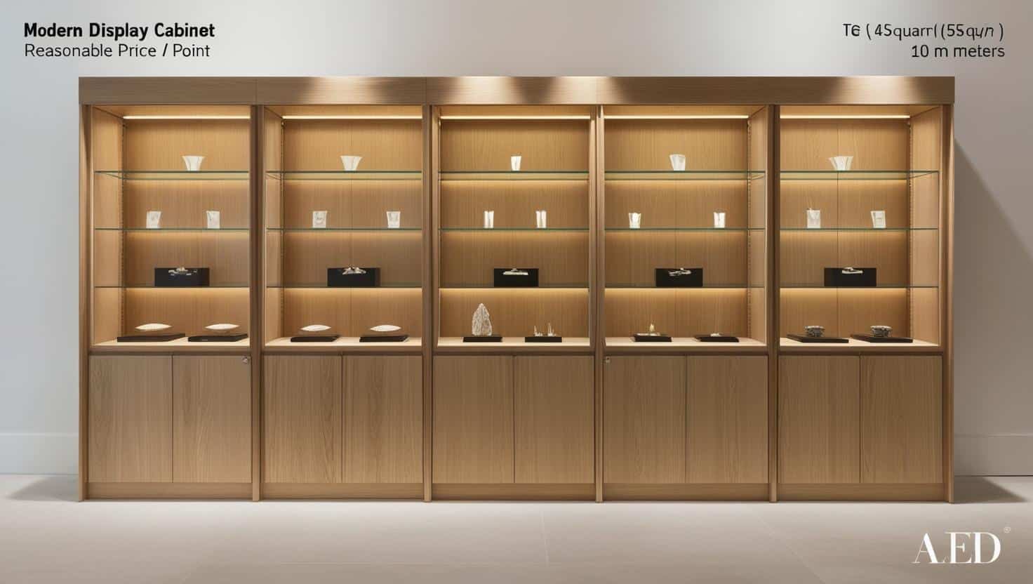 Tủ trưng bày giá hợp lý 10m2 (8)