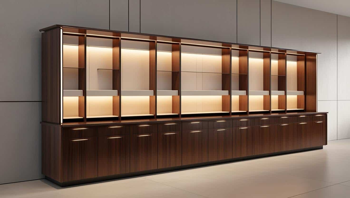 Tủ trưng bày nhiều ngăn 10m2 (5)