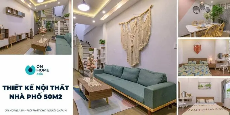 Hình ảnh nội thất nhà phố 50m2 tối ưu không gian