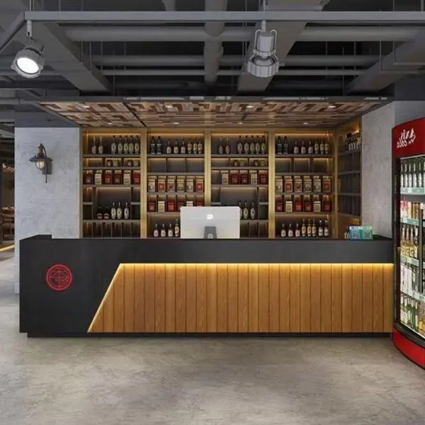 Quầy bar phong cách công nghiệp