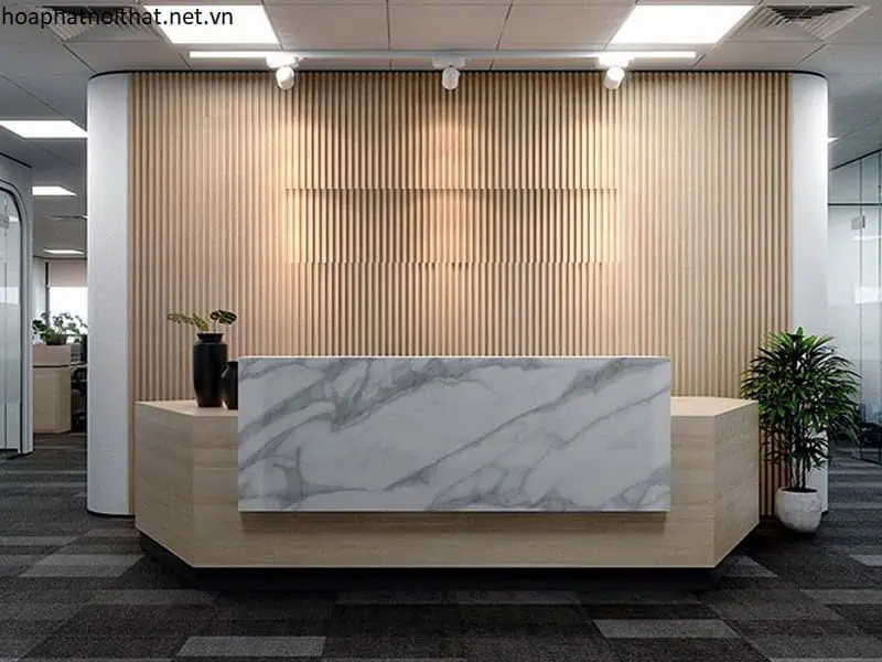 Nền nghệ thuật cho quầy lễ tân