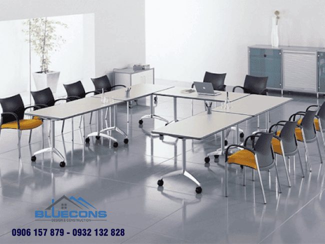 Bàn họp chữ U - điểm sáng tinh tế cho nội thất phòng họp