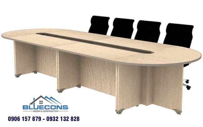 Bàn họp oval 2m bền đẹp chất lượng cao cấp