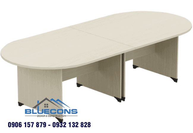 Phá cách nội thất văn phòng với bàn họp oval 1m8