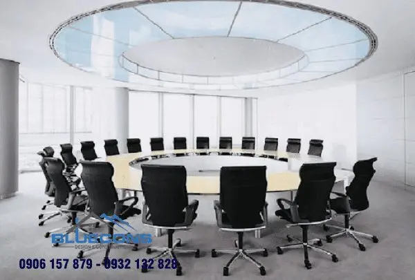 Hiện đại đầy cuốn hút với bàn họp tròn cao cấp