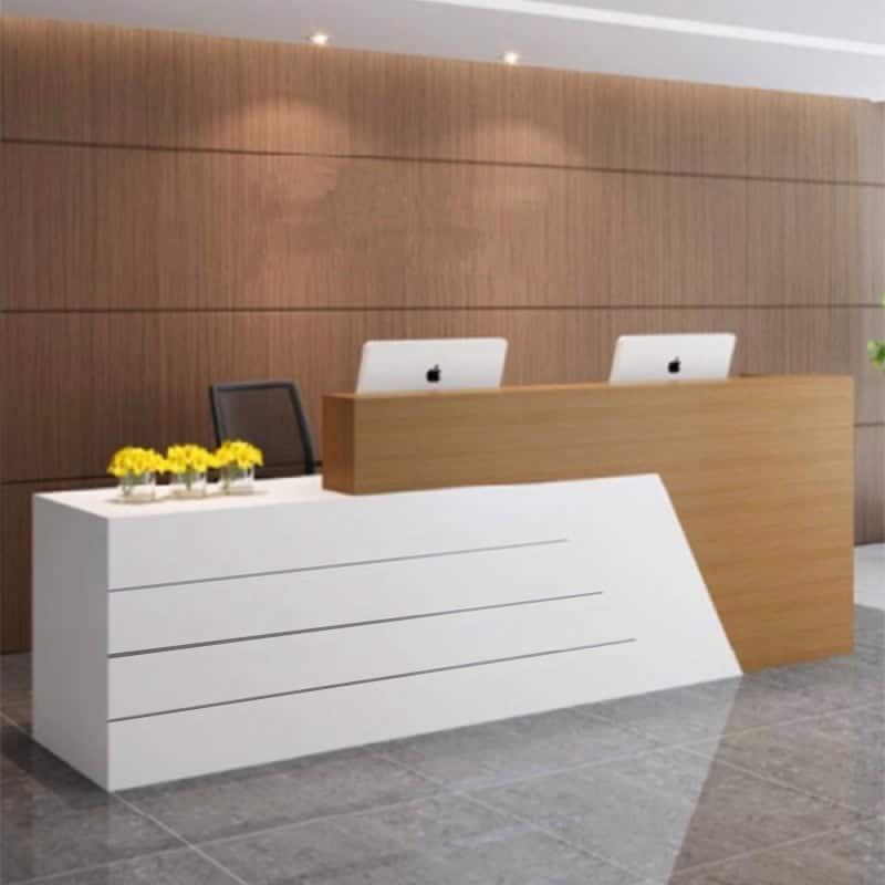 Quầy lễ tân gỗ MDF