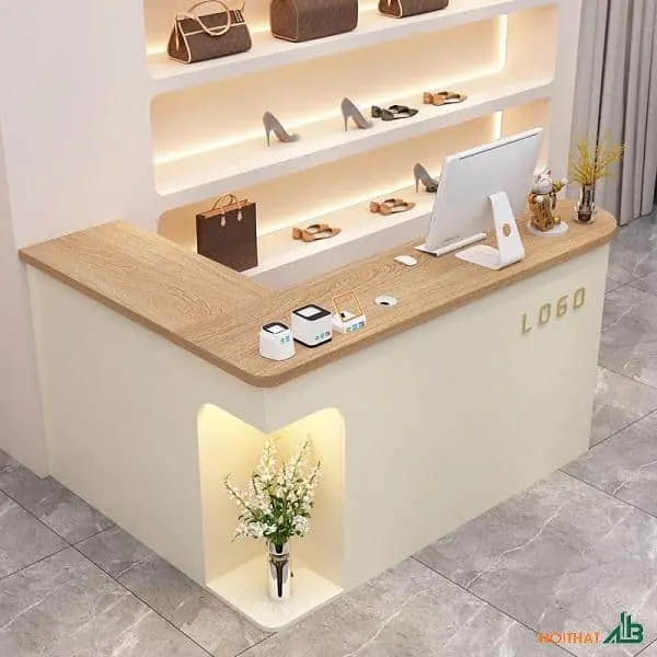 Bàn thu ngân chữ L
