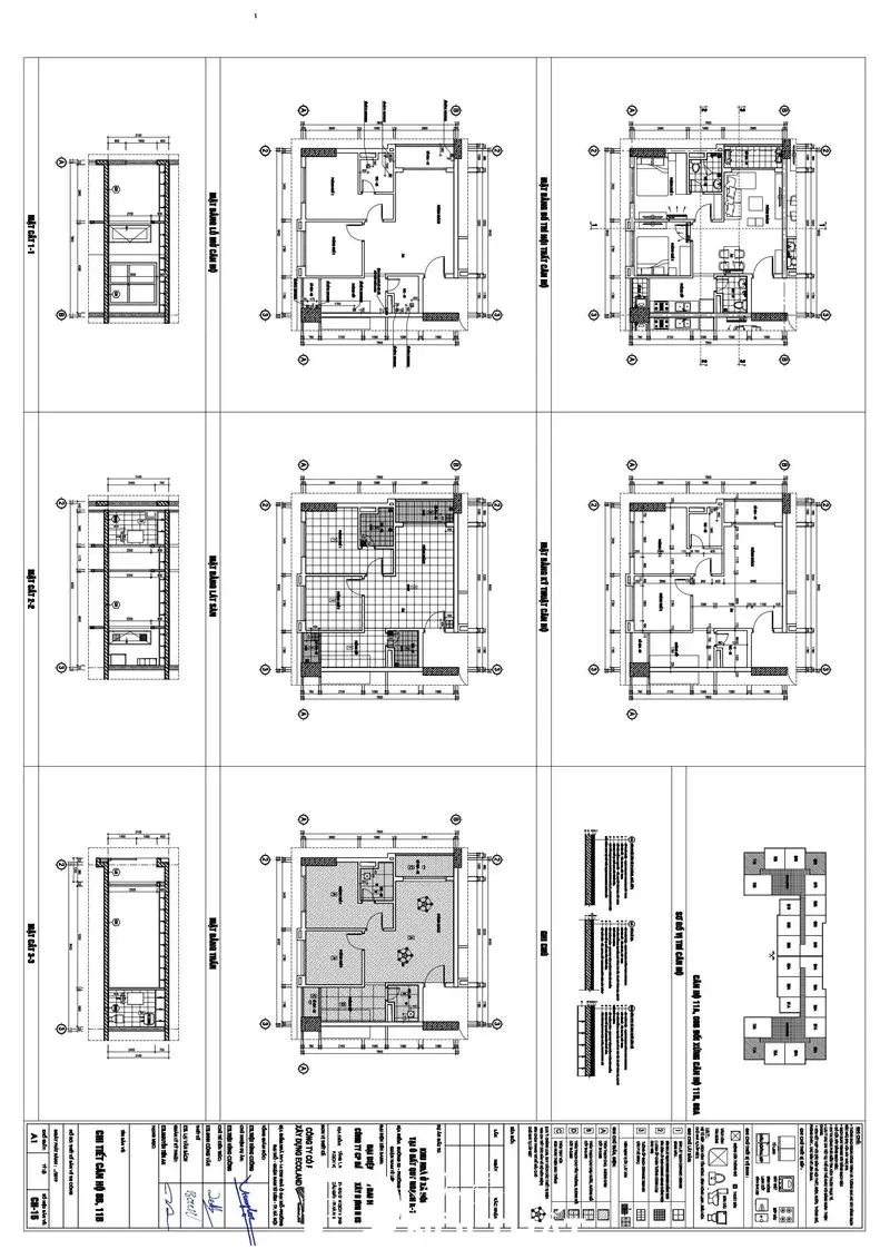 Bản vẽ nội thất nhà phố