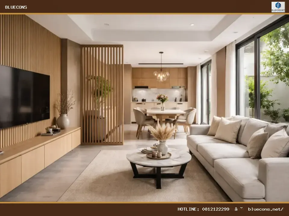 Bảng giá thi công nội thất nhà phố – hình ảnh Bluecons
