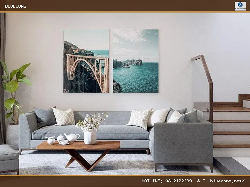 Bảng giá thi công nội thất nhà phố – hình ảnh Bluecons