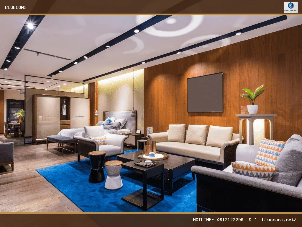 Bảng giá thiết kế nội thất biệt thự – hình ảnh Bluecons