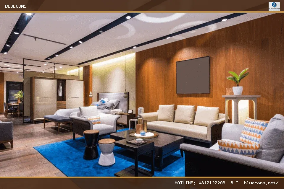 Bảng giá thiết kế nội thất biệt thự – hình ảnh Bluecons