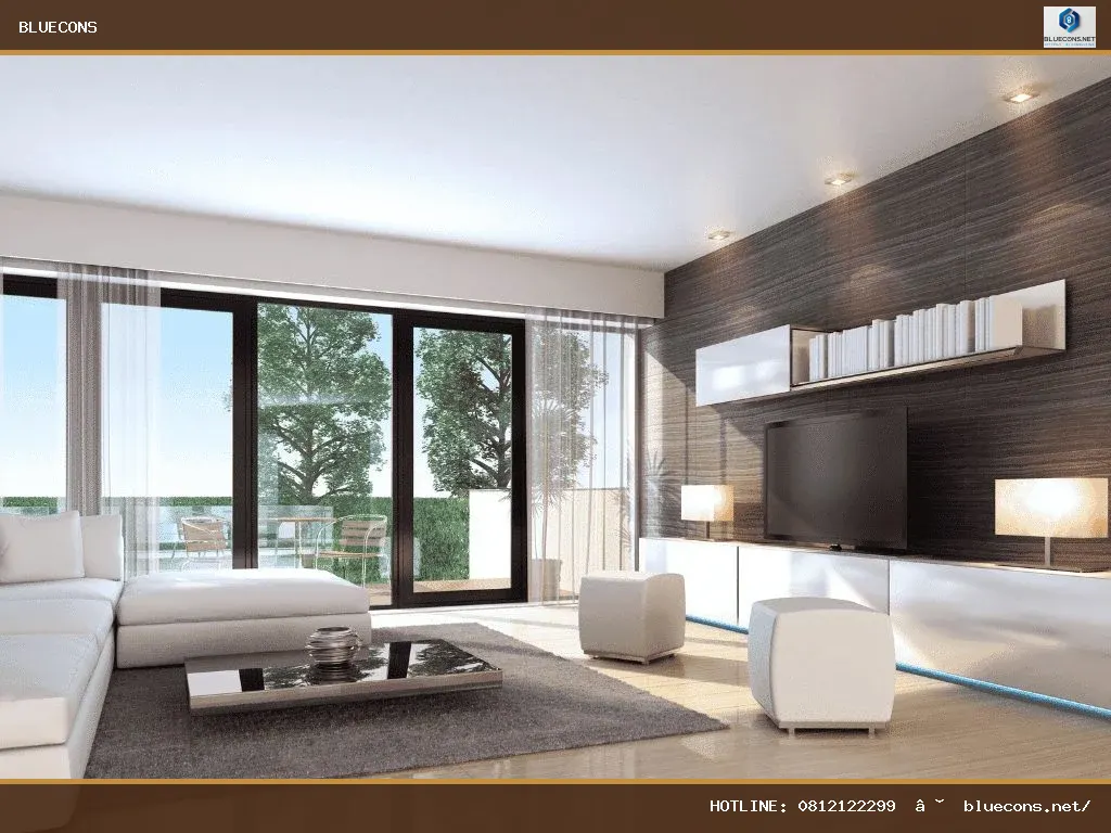 Bảng giá thiết kế nội thất biệt thự – hình ảnh Bluecons