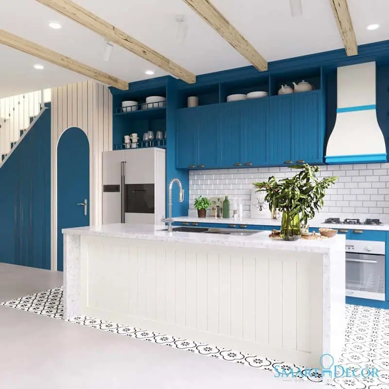 Quầy bar bếp bằng đá tự nhiên
