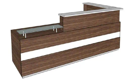 Bảng giá quầy lễ tân hiện đại