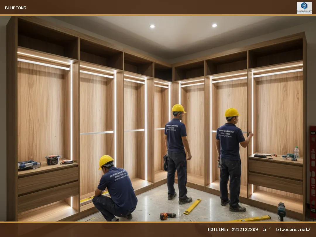 Báo giá thi công nội thất biệt thự – hình ảnh Bluecons