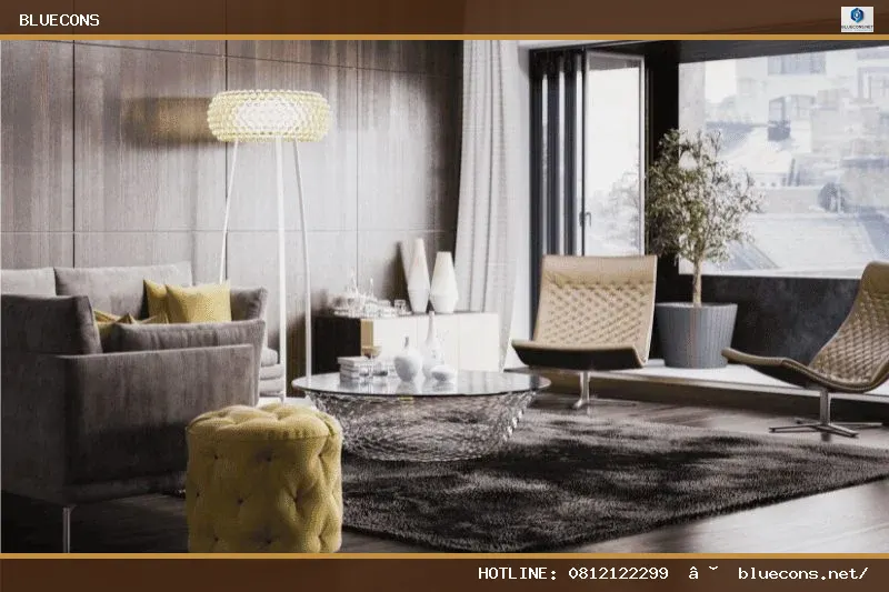 Báo Giá Thiết Kế Nội Thất Chung Cư Trọn Gói – hình ảnh Bluecons