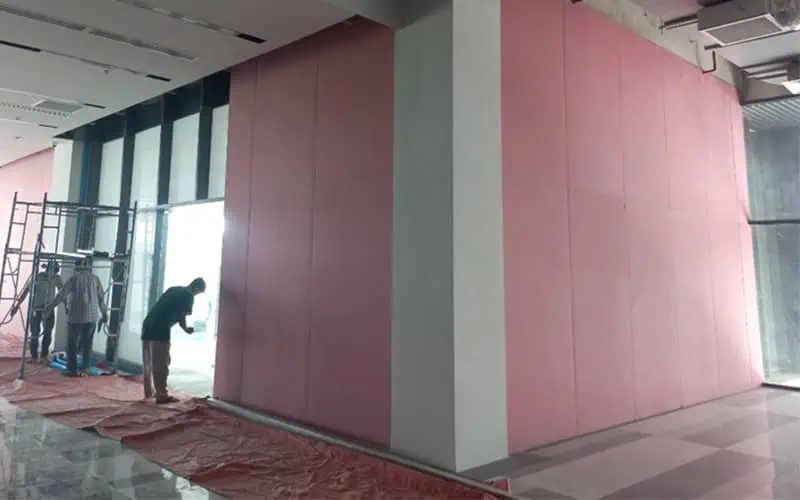 Thi công vách thạch cao chống cháy
