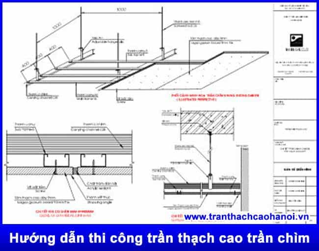 Hoàn thiện bề mặt trần thạch cao