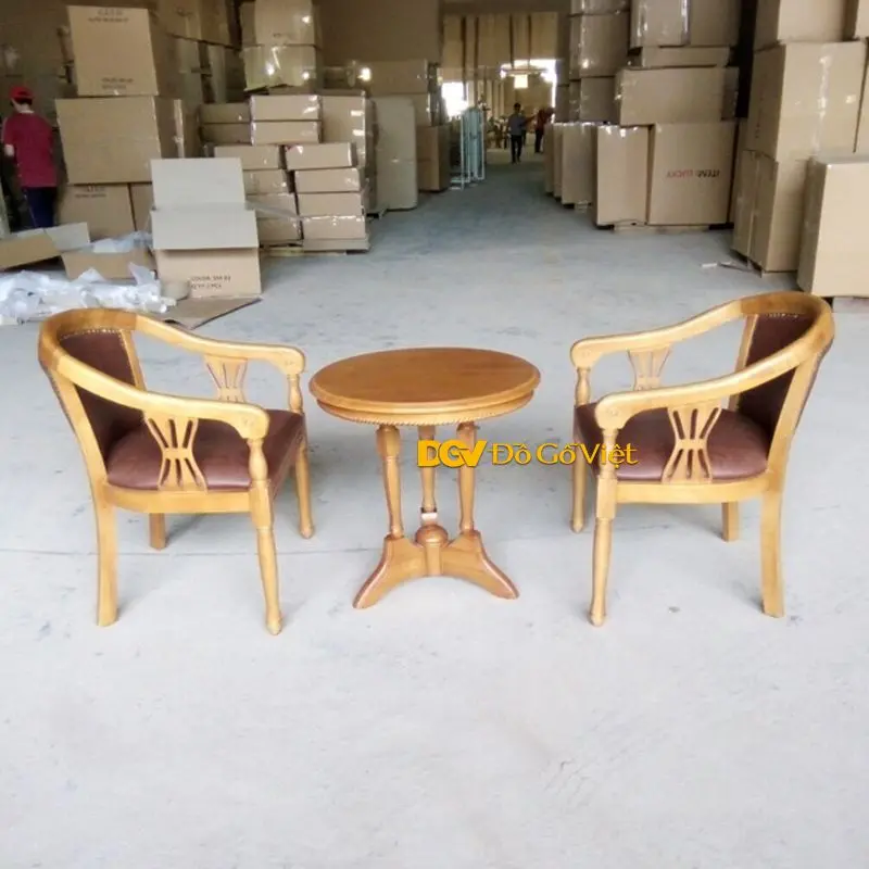 Bàn ghế phòng ngủ khách sạn gỗ tự nhiên đẹp giá rẻ