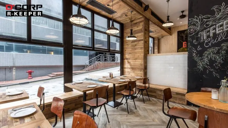 Hình ảnh trang trí nội thất cafe nhỏ hiện đại, phù hợp ngân sách thấp