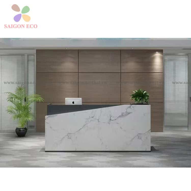 Quầy lễ tân đèn LED