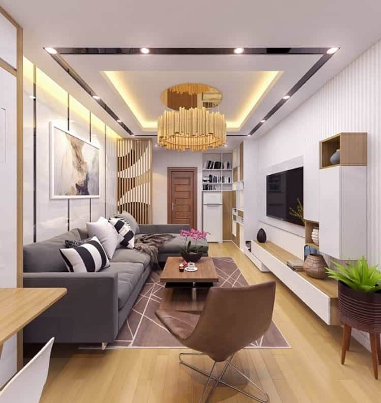 Mẫu trần thạch cao phòng ngủ