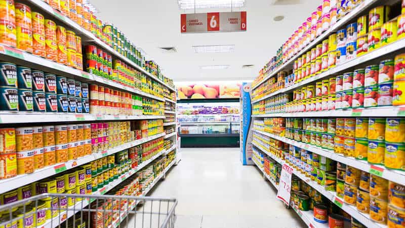 Cách bố trí gian hàng trong siêu thị