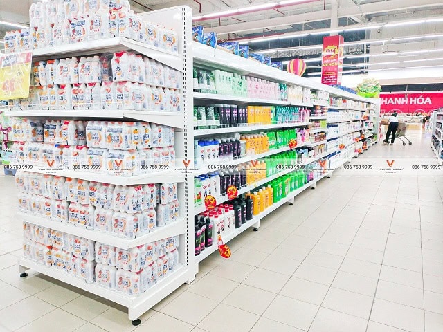 Cách sắp xếp hàng hóa siêu thị