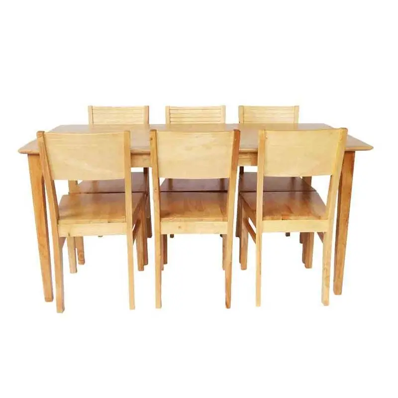 Cách bảo quản và sử dụng bộ bàn ăn gỗ cao su dùng cách