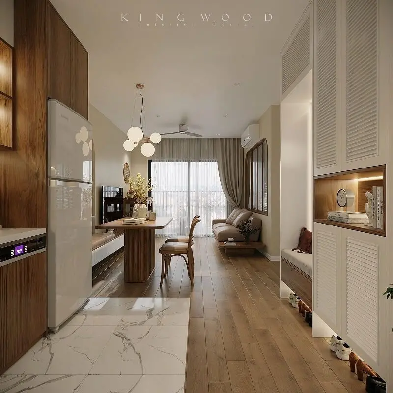 Căn hộ 55m2 tiện nghi