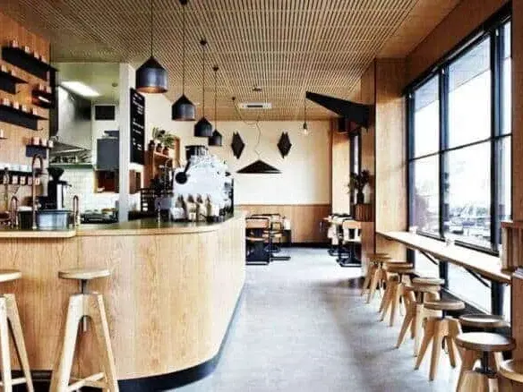 chất liệu quầy cafe – hình ảnh Bluecons