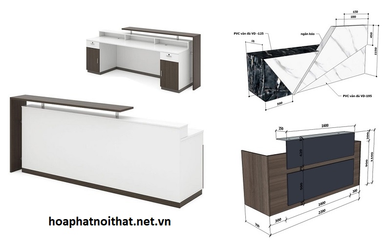 Hình ảnh quầy lễ tân đẹp