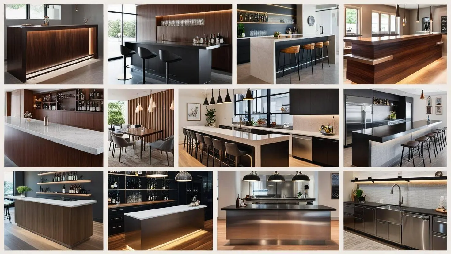 chọn quầy pha chế phù hợp