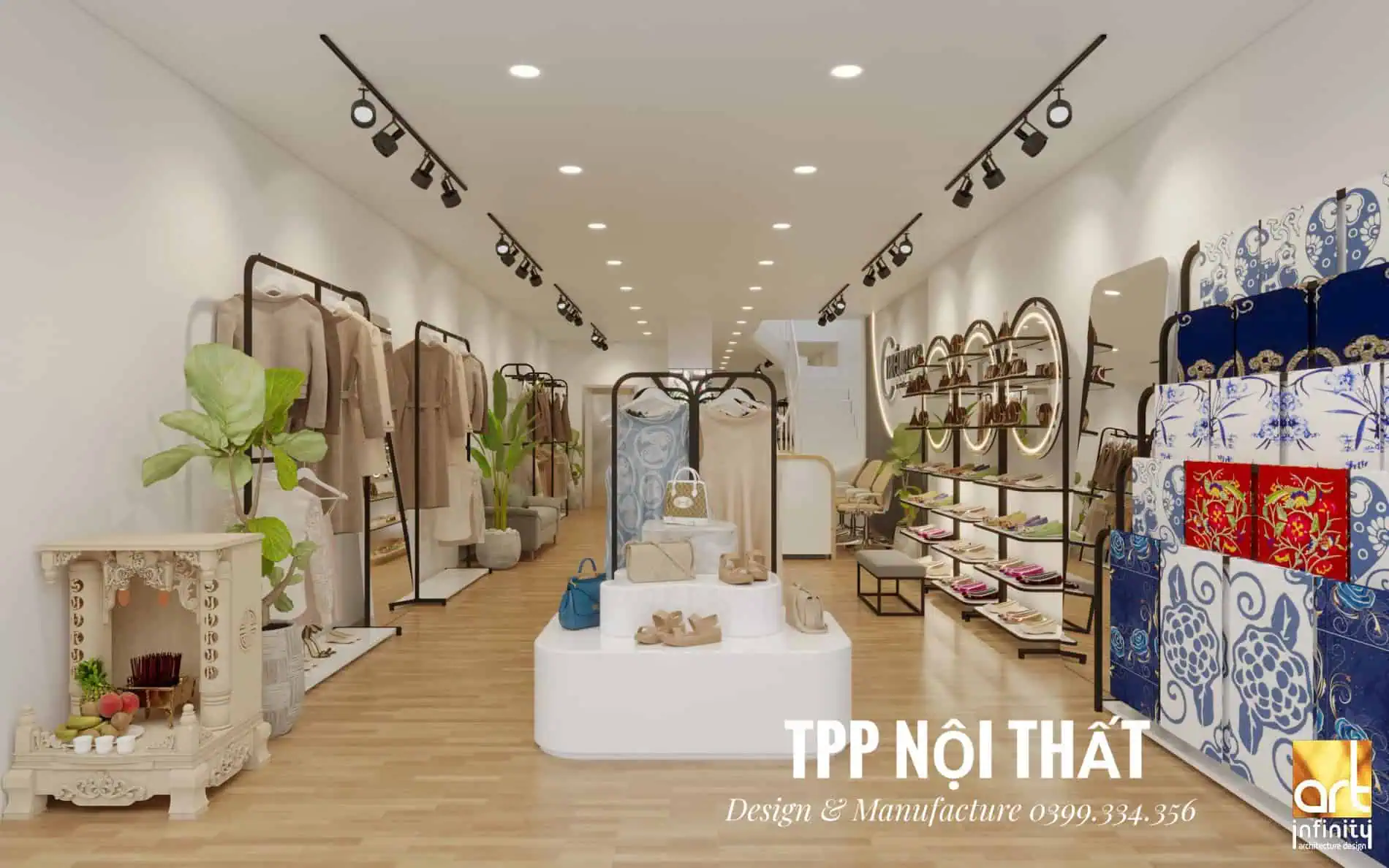 Thiết kế thi công shop quần áo