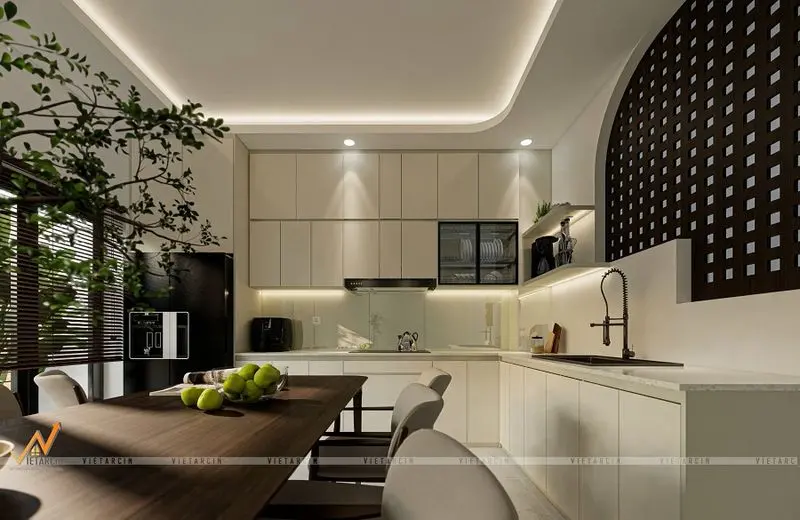 Hình ảnh thi công nội thất căn hộ hiện đại