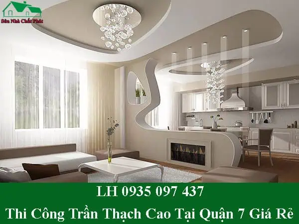 Thi công trần thạch cao chuyên nghiệp