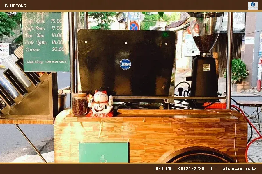 Đóng xe cafe – hình ảnh Bluecons