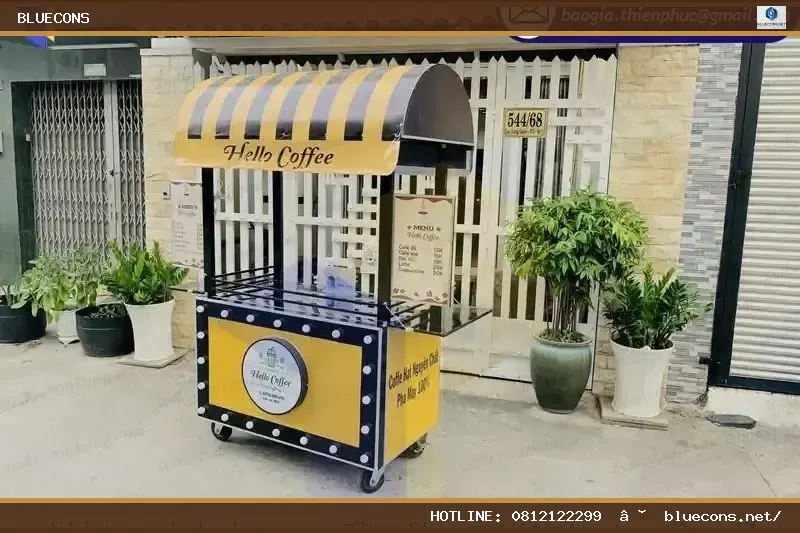Đóng xe cafe – hình ảnh Bluecons