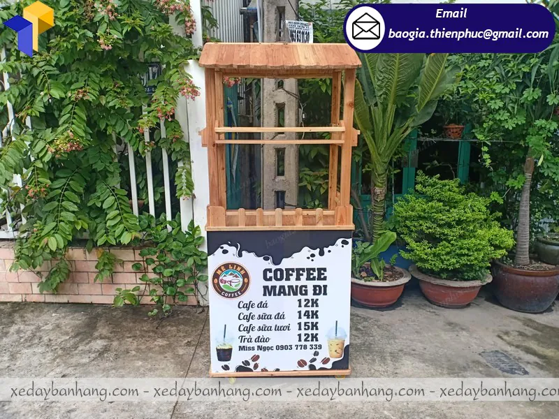 Thiết kế xe cà phê
